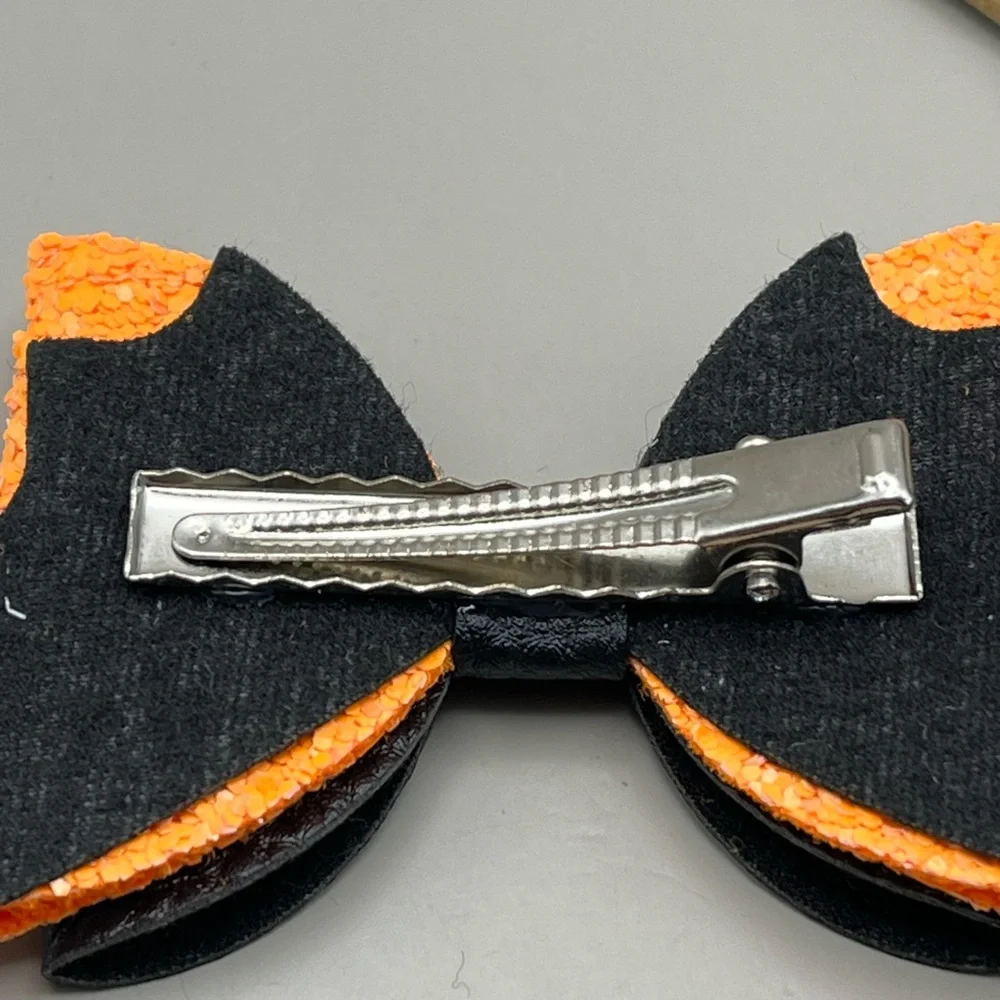 Black and Orange Hair Barrette